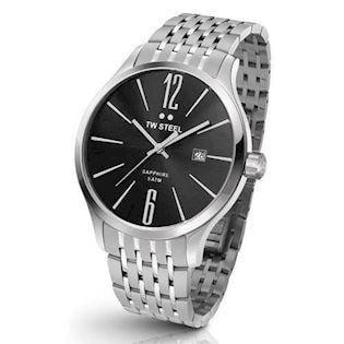 Slim Line 45 mm sort Quartz Herre ur fra TW Steel